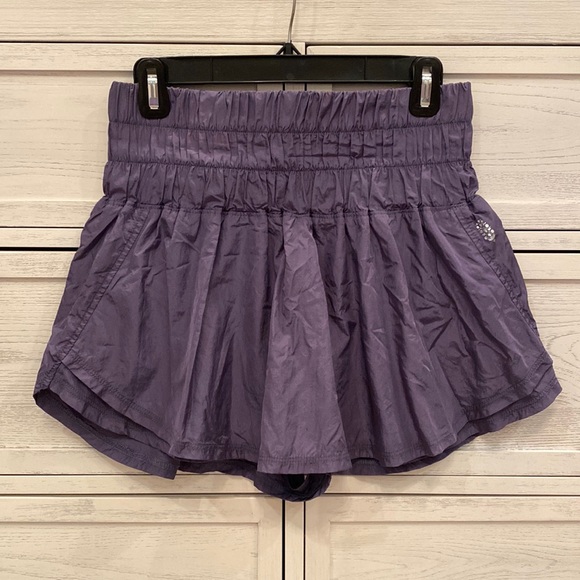 Free People Pants - Free People The Way Home Skort in Deep Sea